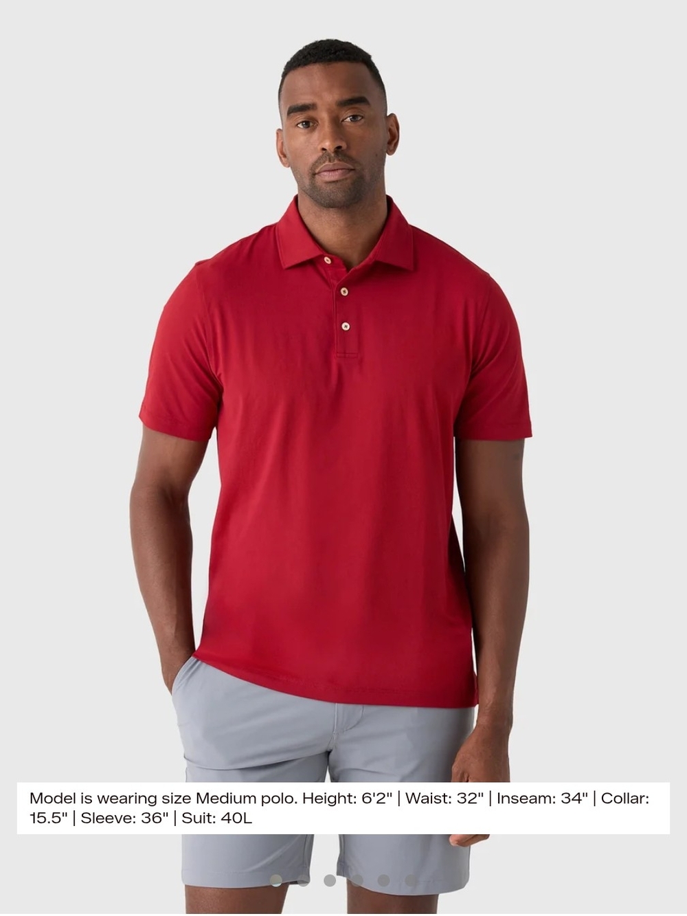 Sun Day Red Men's Polo Shirt with Classic Collar In Red